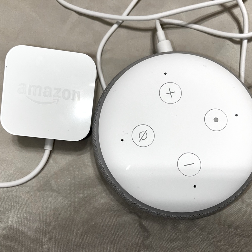 Amazon Echo Dot.